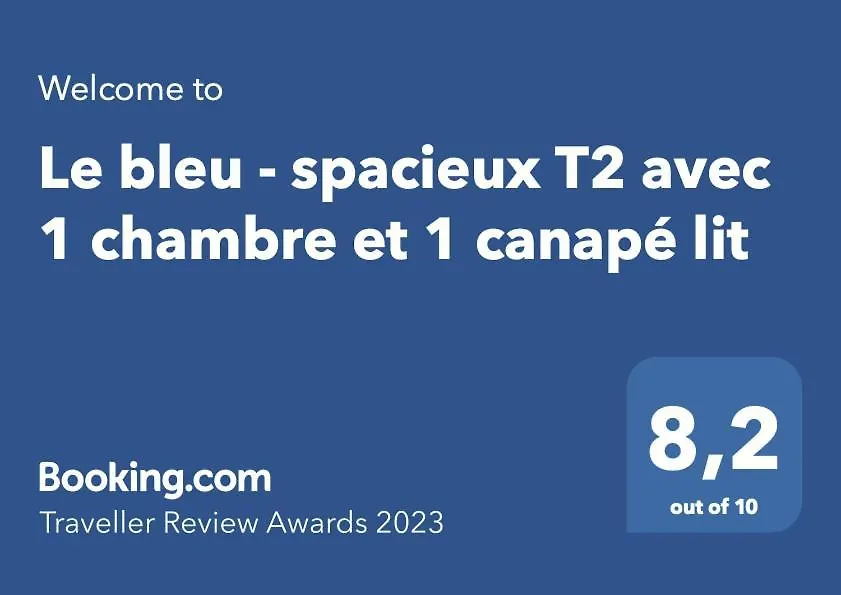Appartement Le bleu - spacieux T2 avec 1 chambre et 1 canapé lit Castelsarrasin France
